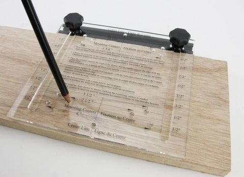 Regicocraft Drawer Pull Marking Template #00133