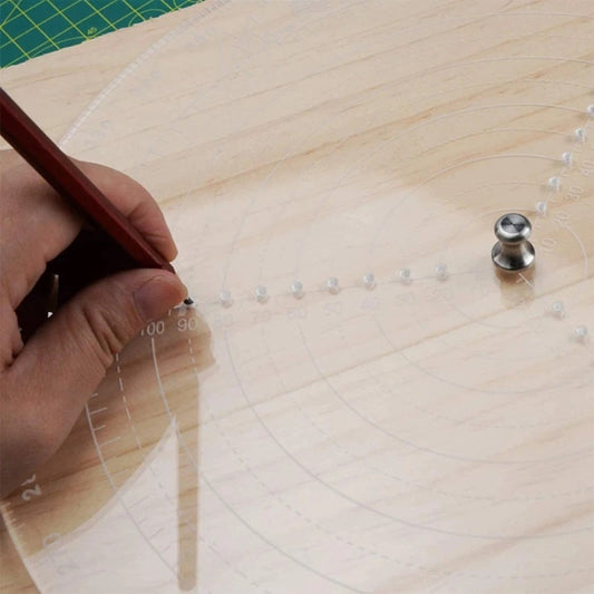 Regicocraft 300mm Woodturner Wood Turning Center Finder Marking Wheel Ruler Tool #50701