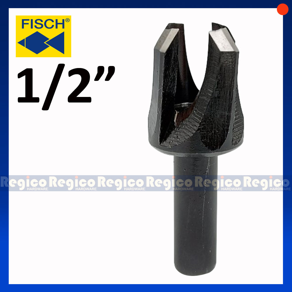 Fisch Tools Plug Cutter 8mm 1/4" inch 1/2" inch 3/18" inch 7/16" inch