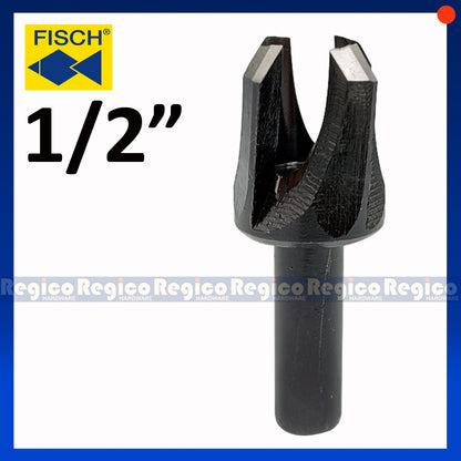 Fisch Tools Plug Cutter 8mm 1/4" inch 1/2" inch 3/18" inch 7/16" inch