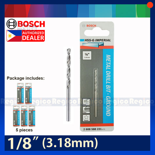 Bosch HSS-G Metal Drill Bit (5 pcs) Bosch Accessories