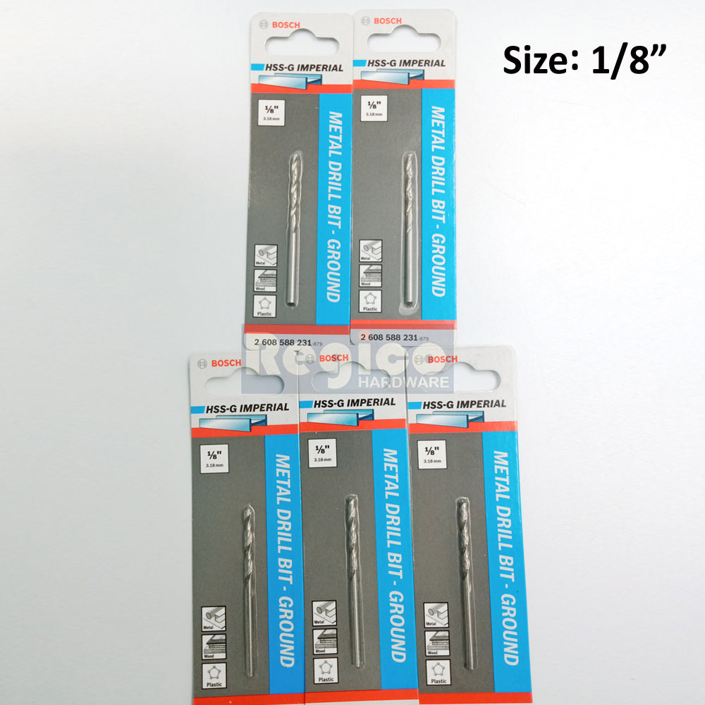 Bosch HSS-G Metal Drill Bit (5 pcs) Bosch Accessories
