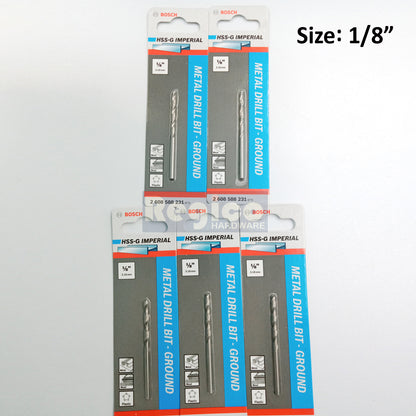 Bosch HSS-G Metal Drill Bit (5 pcs) Bosch Accessories