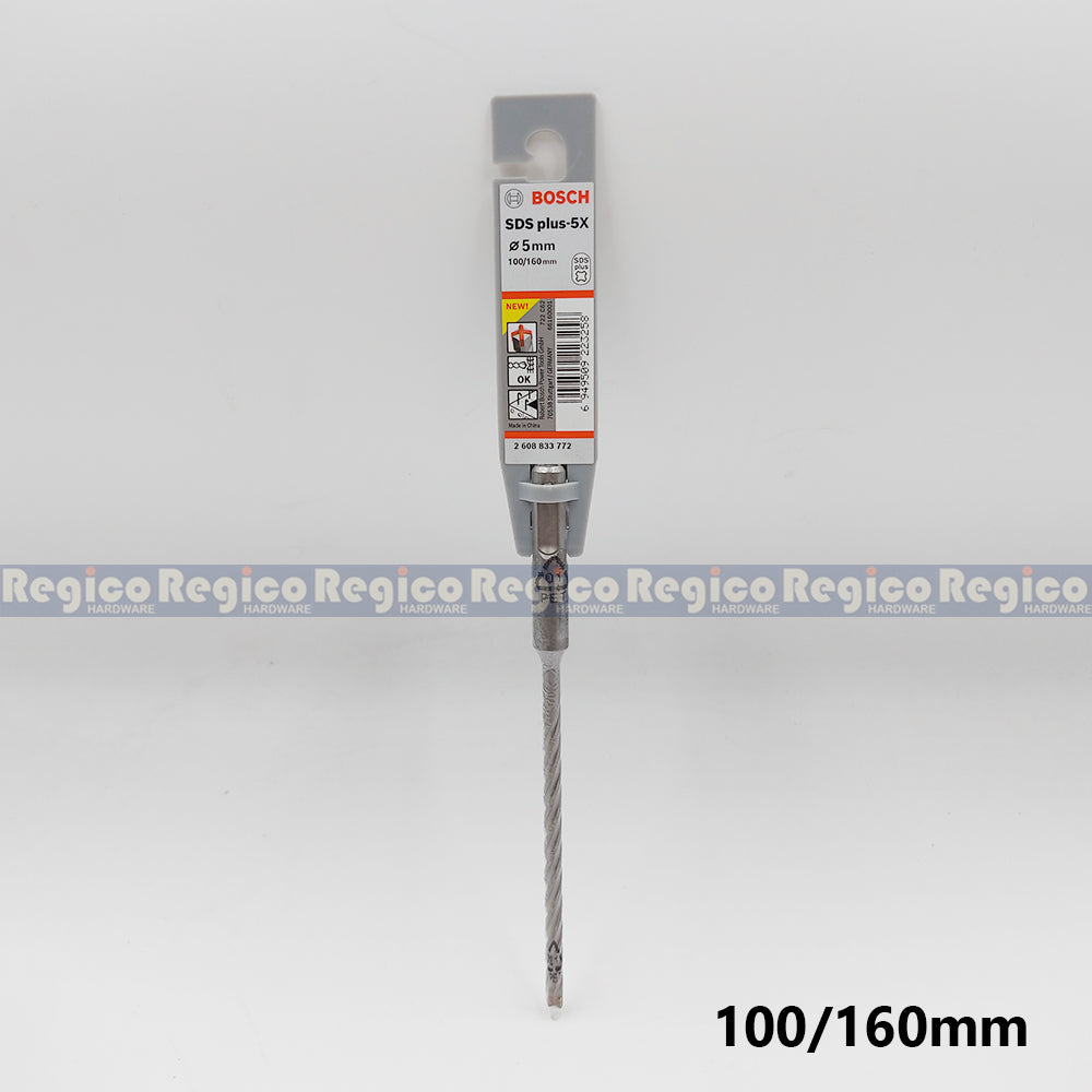 Bosch 5mm SDS Plus 5x Concrete Rotary Hammer Drill Bit Bosch Accessories