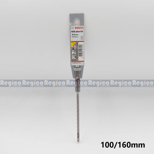 Bosch 5mm SDS Plus 5x Concrete Rotary Hammer Drill Bit Bosch Accessories
