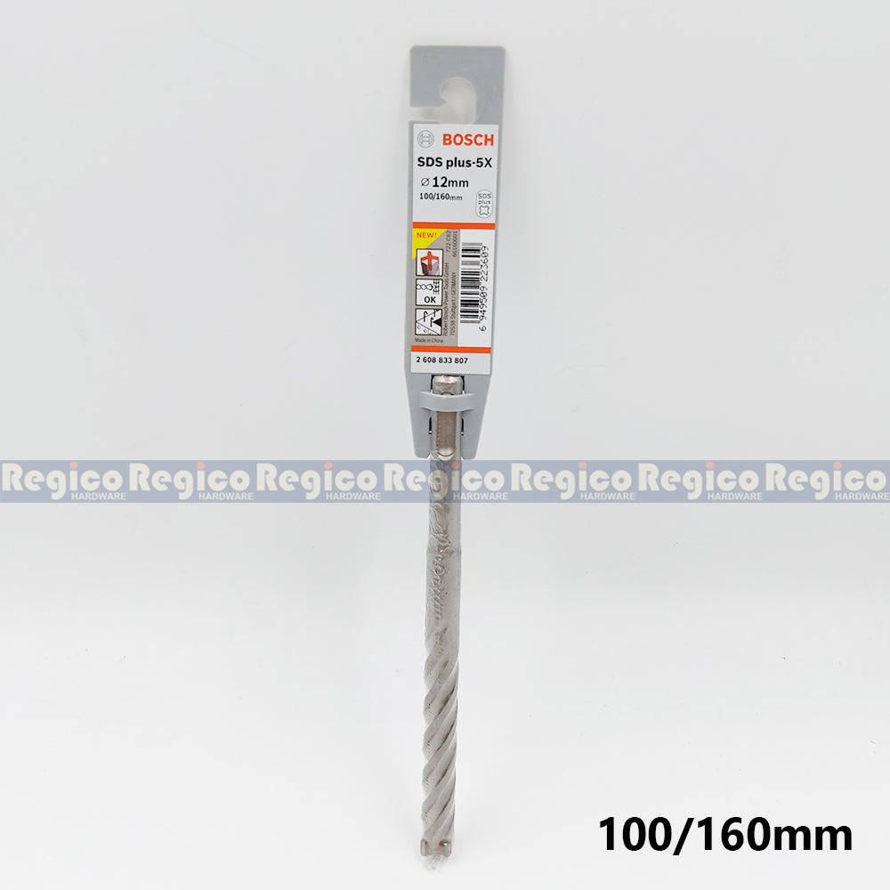 Bosch 12mm SDS Plus 5x Concrete Rotary Hammer Drill Bit Bosch Accessories