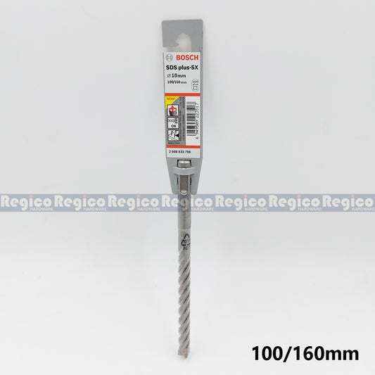 Bosch 10mm SDS Plus 5x Concrete Rotary Hammer Drill Bit Bosch Accessories