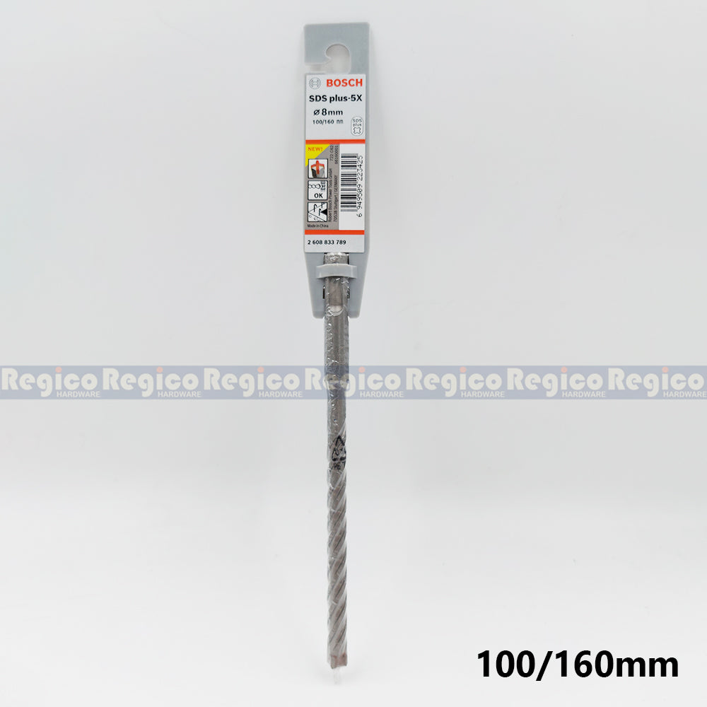 Bosch 8mm SDS Plus 5x Concrete Rotary Hammer Drill Bit Bosch Accessories