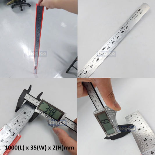Shinwa  300mm 1000mm Stainless Hardened Ruler