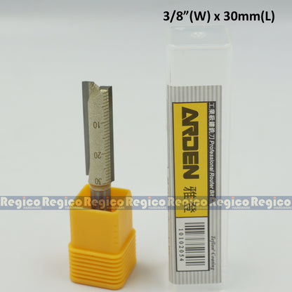 ARDEN 2 Flute 1/4 Shank Imperial Straight Router Bit #0102