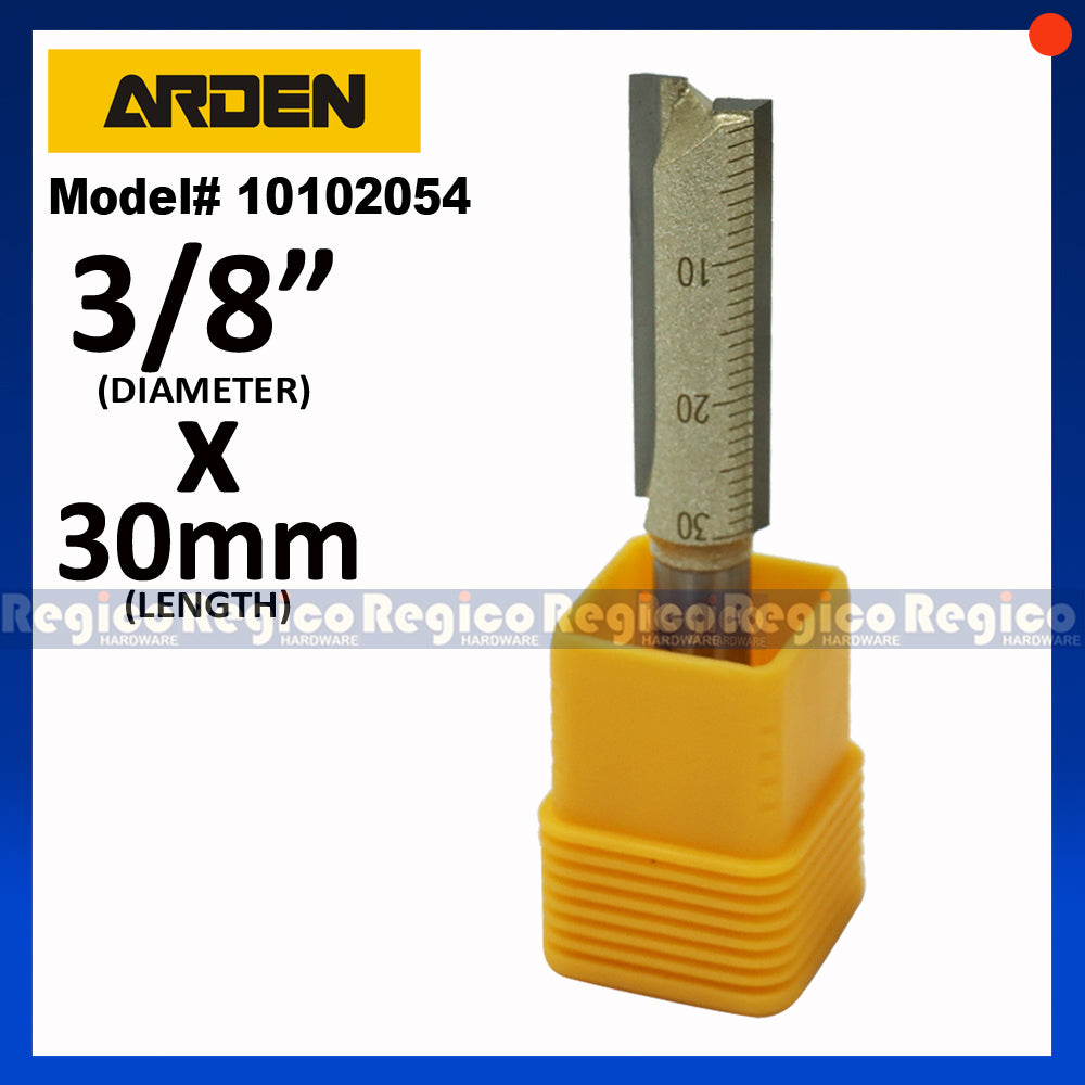 ARDEN 2 Flute 1/4 Shank Imperial Straight Router Bit #0102