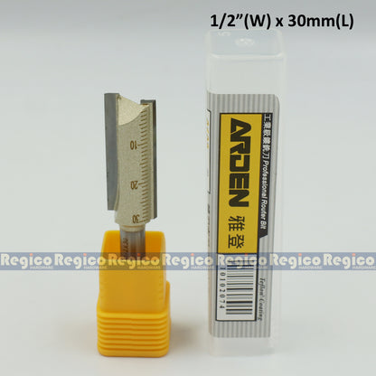 ARDEN 2 Flute 1/4 Shank Imperial Straight Router Bit #0102
