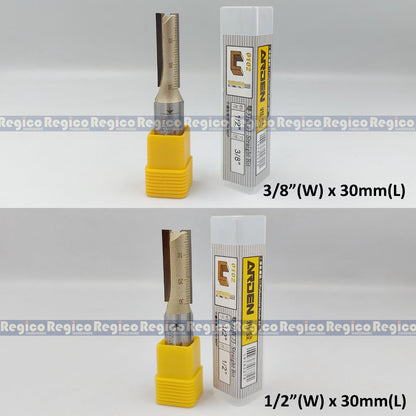 ARDEN 2 Flute 1/2 Shank Imperial Straight Router Bit #0102