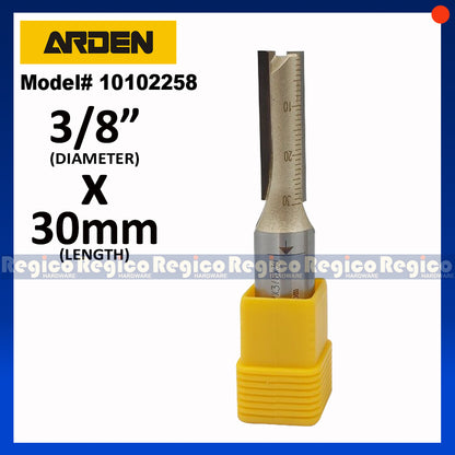 ARDEN 2 Flute 1/2 Shank Imperial Straight Router Bit #0102