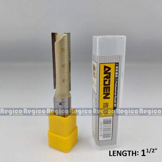 ARDEN 2 Flute 1/2 Shank Imperial LS Long Series Straight Router Bit #0103
