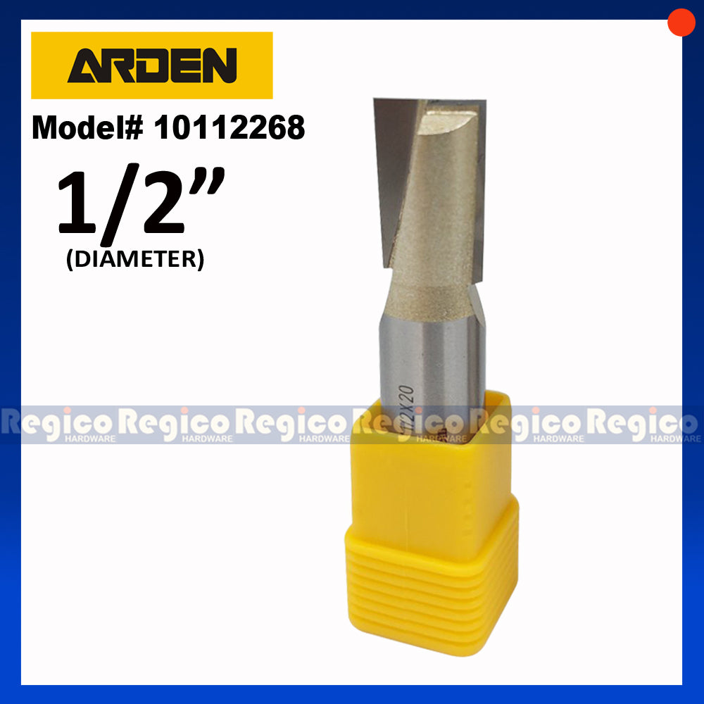 Arden 1/2 Shank Bottom Cleaning Router Bit for Plunge Router #0112