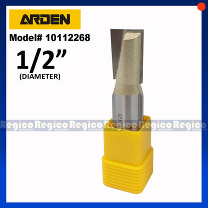Arden 1/2 Shank Bottom Cleaning Router Bit for Plunge Router #0112