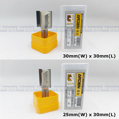 ARDEN 2 Flute 1/2 Shank Metric Straight Router Bit #0114