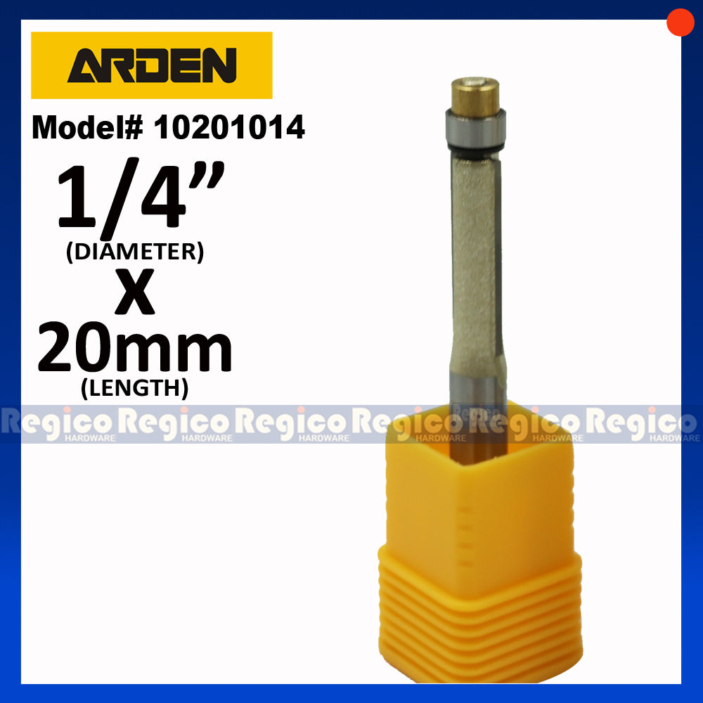 Arden 1/4 Shank Flush Trim Router Bit with Ball Bearing for Woodworking #0201