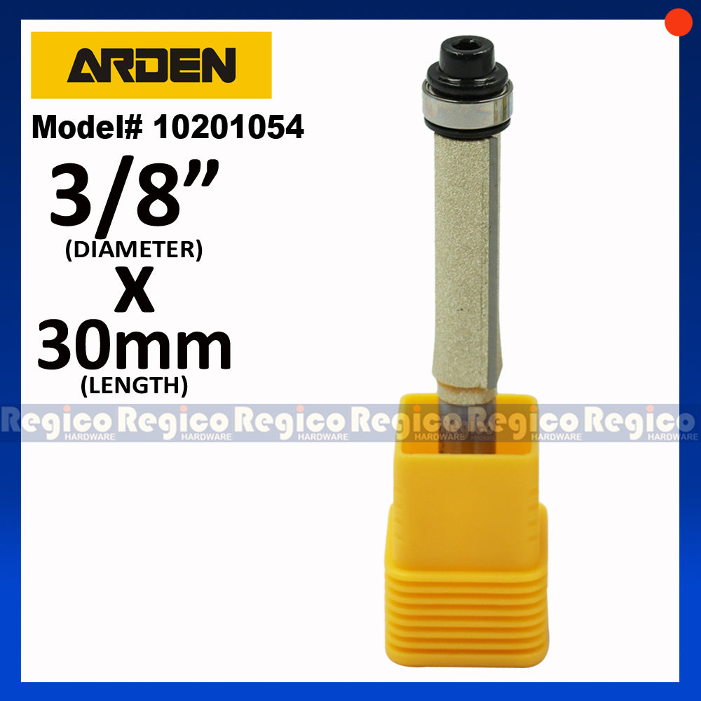 Arden 1/4 Shank Flush Trim Router Bit with Ball Bearing for Woodworking #0201