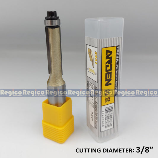 ARDEN 1/2" Shank Flush Trim Router Bit with Ball Bearing #0201