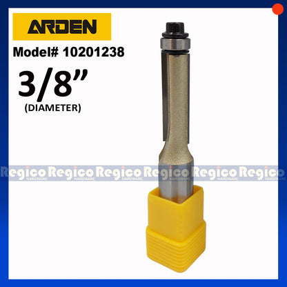 ARDEN 1/2" Shank Flush Trim Router Bit with Ball Bearing #0201