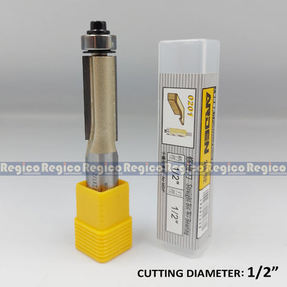 ARDEN 1/2" Shank Flush Trim Router Bit with Ball Bearing #0201