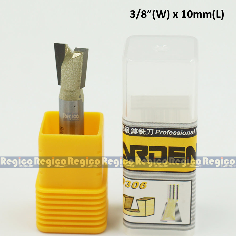 ARDEN 1/4  Shank Dovetail Cutter Router Bit #0306