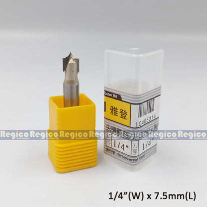 ARDEN 1/4 Shank Open Sharp Beak Carving Knife Router Bit for Woodworking #405