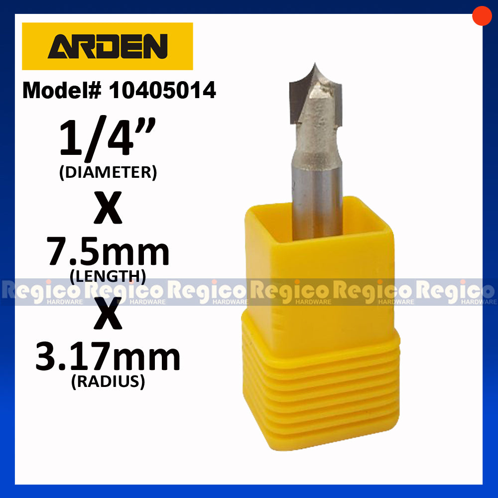 ARDEN 1/4 Shank Open Sharp Beak Carving Knife Router Bit for Woodworking #405