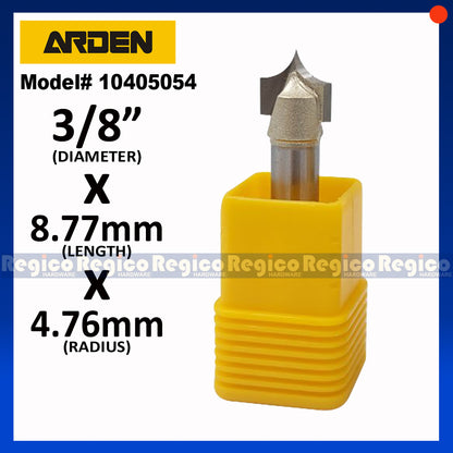 ARDEN 1/4 Shank Open Sharp Beak Carving Knife Router Bit for Woodworking #405