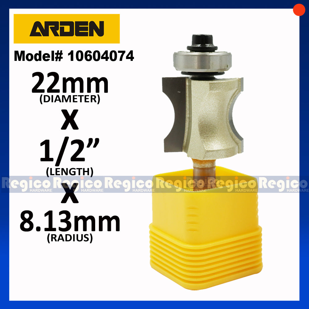 ARDEN 1/4 Shank Finger Nail Router Bit #0604