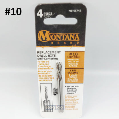 Montana Replacement Self-Centering Drill Bits