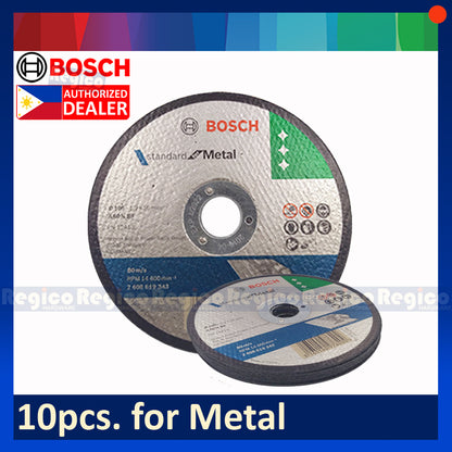 BOSCH 4 inches 105mm Cutting Disc For Metal 1.5mm / For Inox 1mm Bosch Accessories