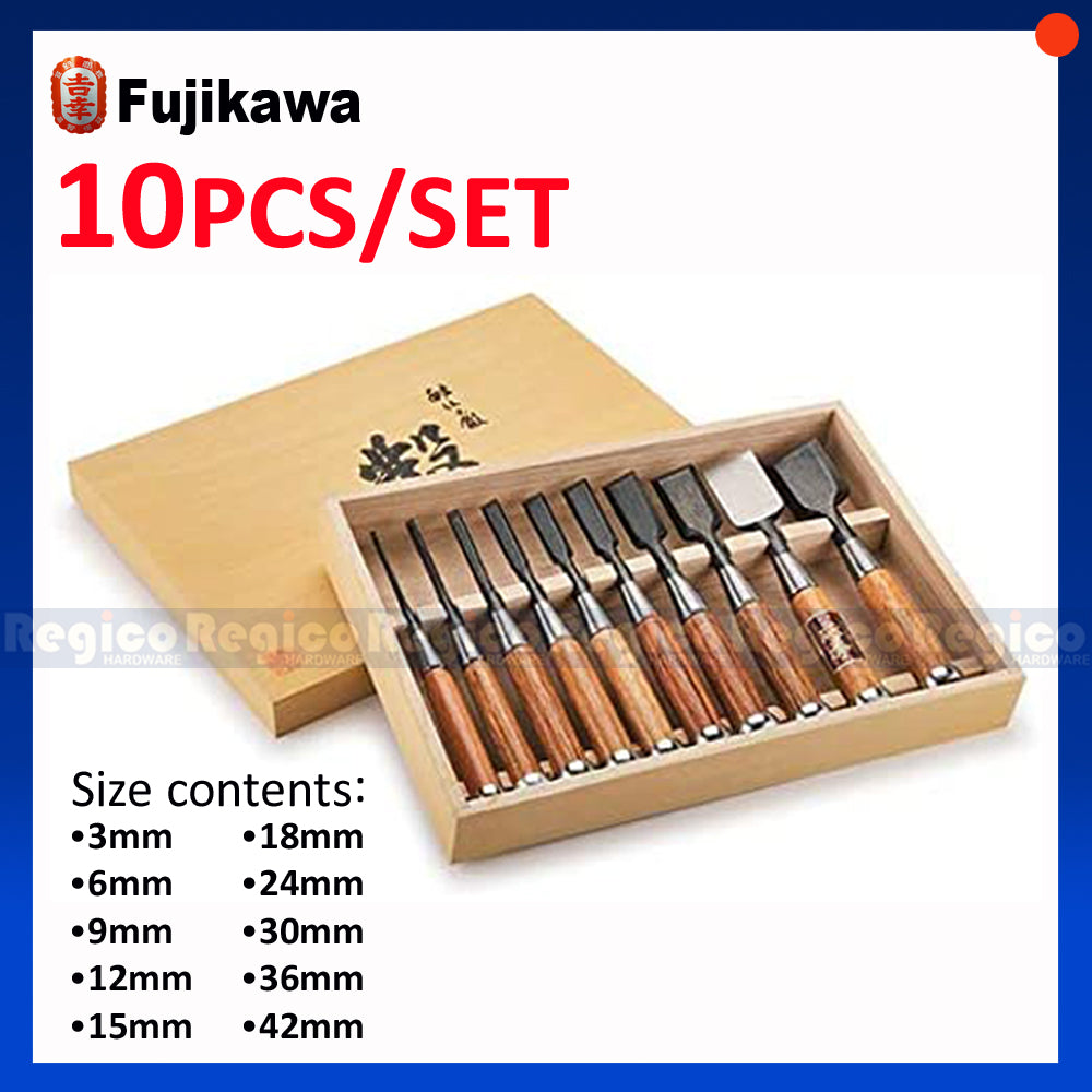 FUJIKAWA Okyo Japanese Chisel Set