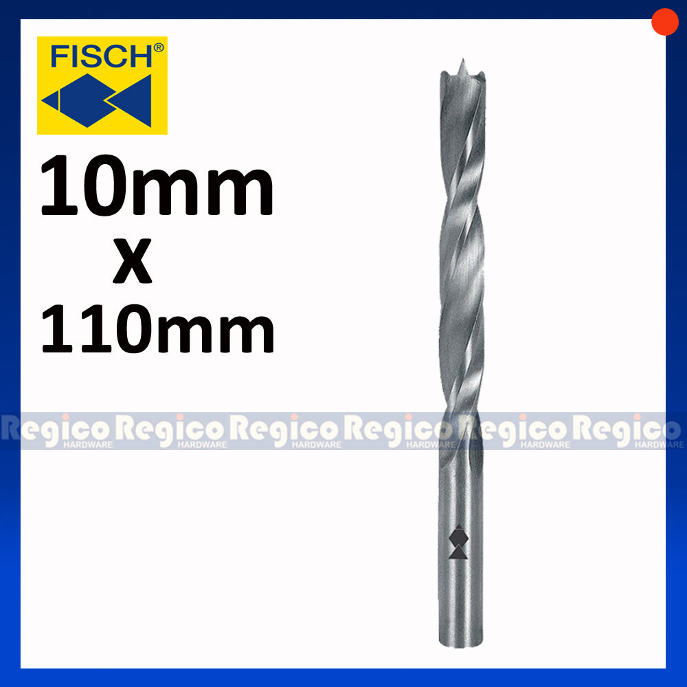 Fisch Tools HSS Brad Point Twist Wood Drill Bit 3mm 4mm 5mm 6mm 8mm 10mm 12mm 16mm 20mm