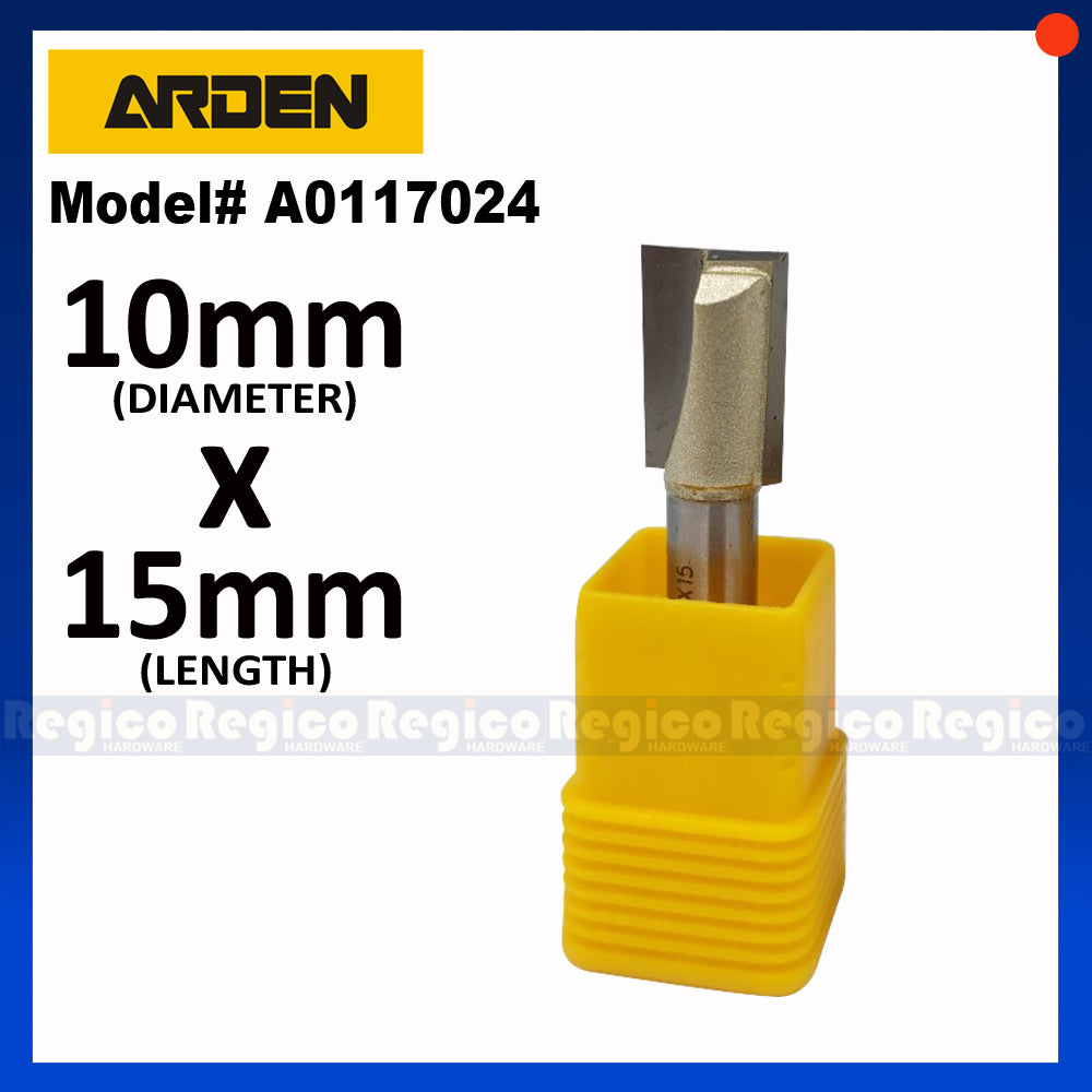 ARDEN 1/4 Shank Bottom Cleaning Router Bit for Plunge Router #0117