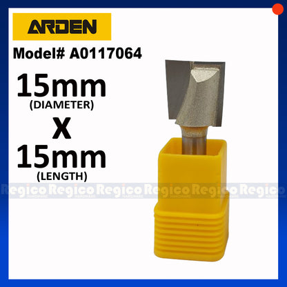 ARDEN 1/4 Shank Bottom Cleaning Router Bit for Plunge Router #0117