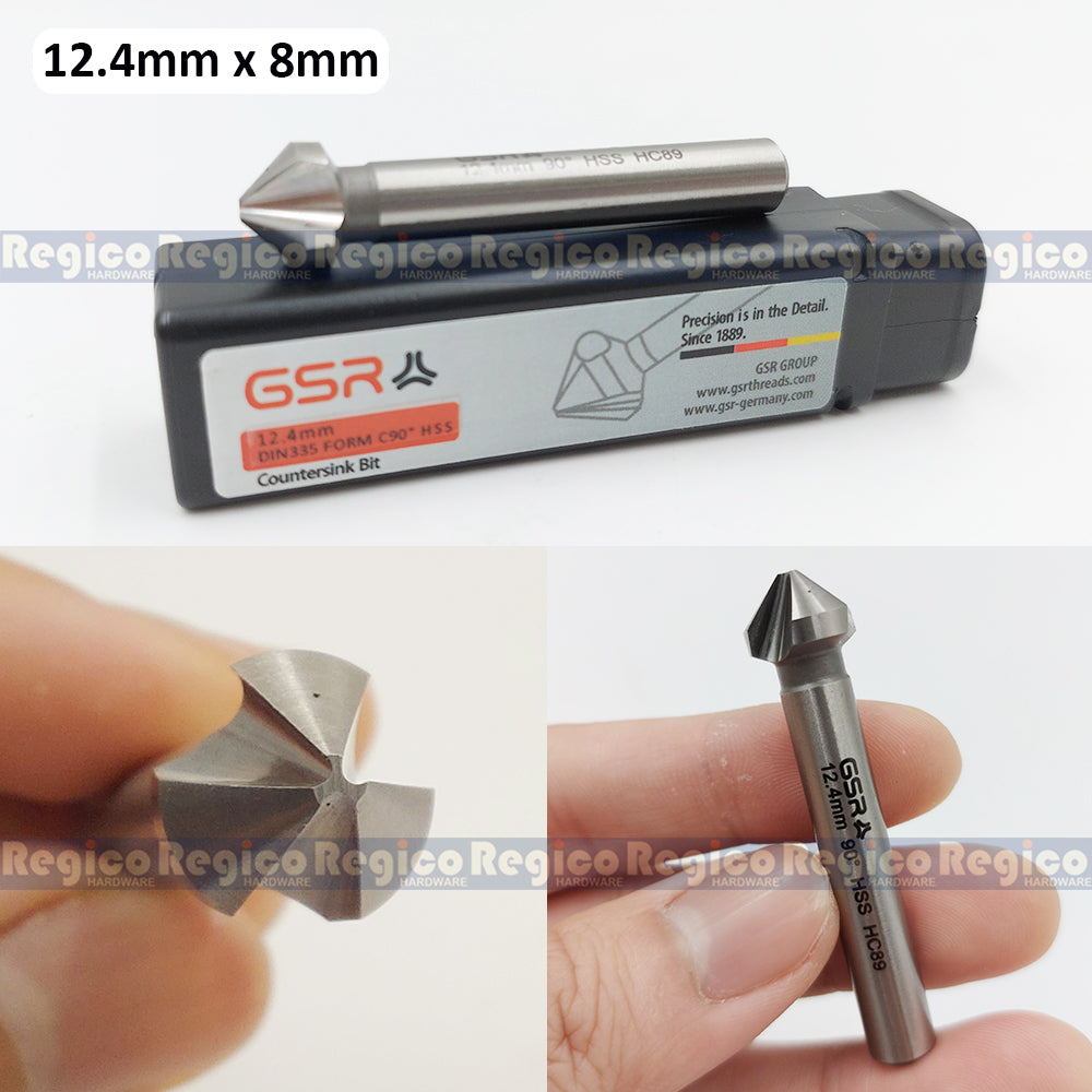 GSR HSS High Speed Steel Countersink Drill Bit for Metal
