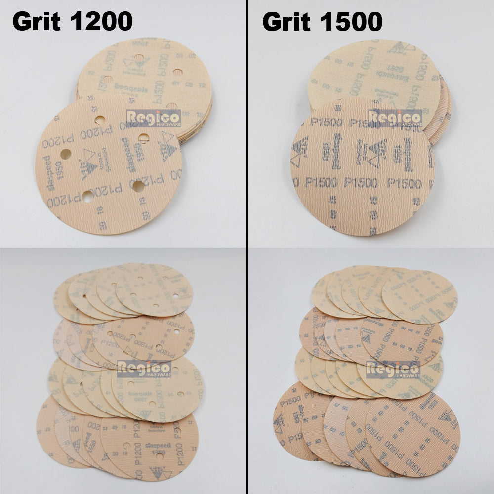 SIA 5" Velcro Sanding Disc for Random Orbital Sander 20pcs.