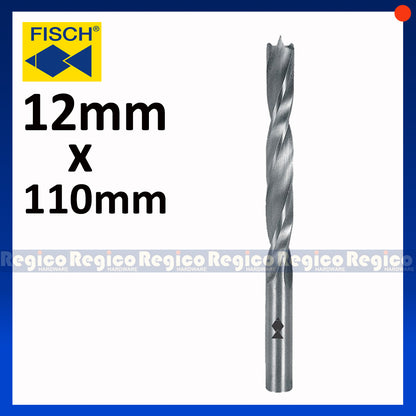 Fisch Tools HSS Brad Point Twist Wood Drill Bit 3mm 4mm 5mm 6mm 8mm 10mm 12mm 16mm 20mm