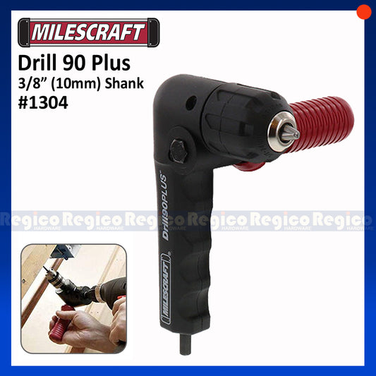 Milescraft Drill 90 Plus Right Angle Drill Attachment with Keyless Chuck (1304)