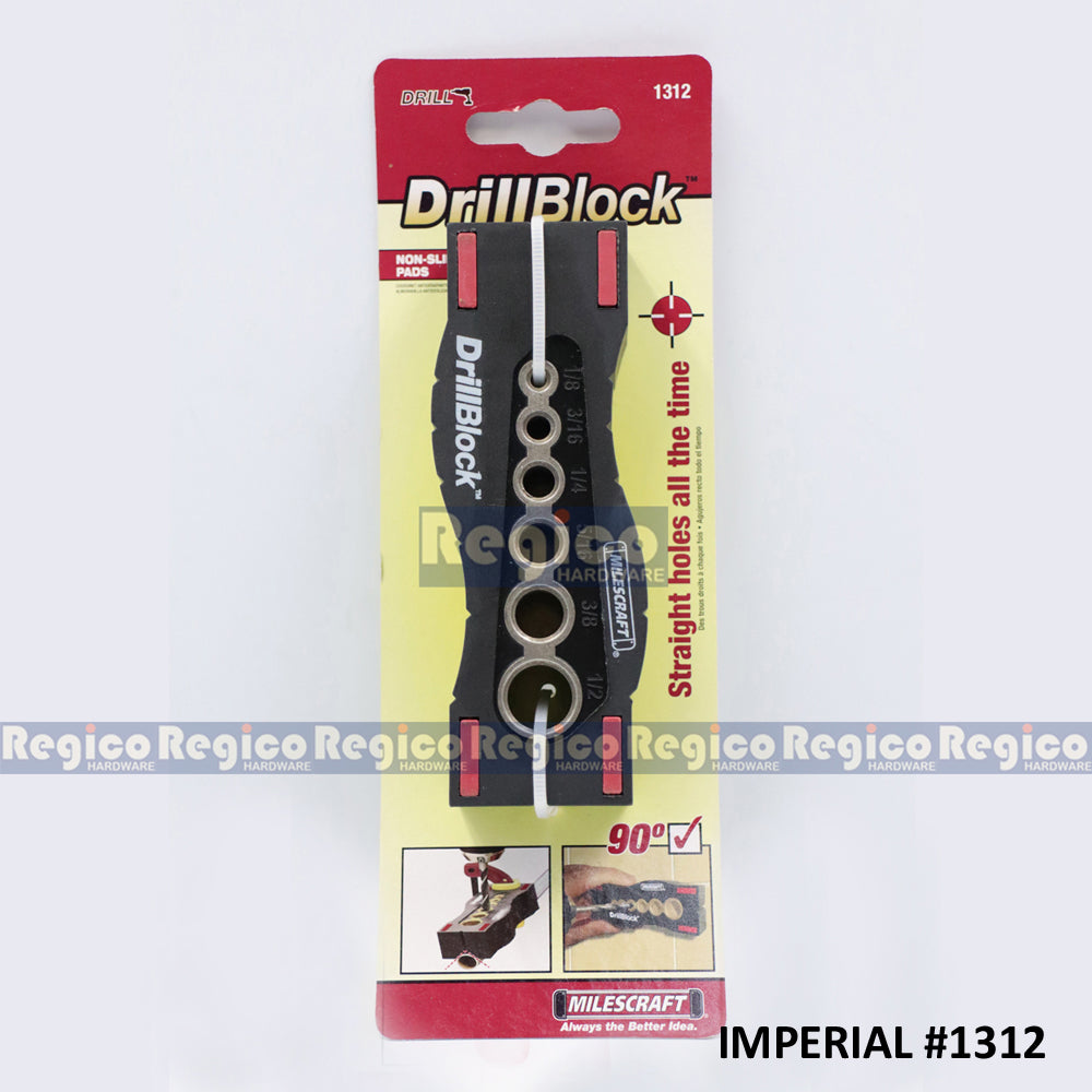 Milescraft Drill Block Woodworking Jig Accessory