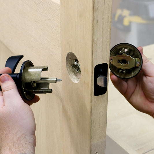 Milescraft Lockmate 1338 DIY Lock Knob Installation Jig Attachment Kit