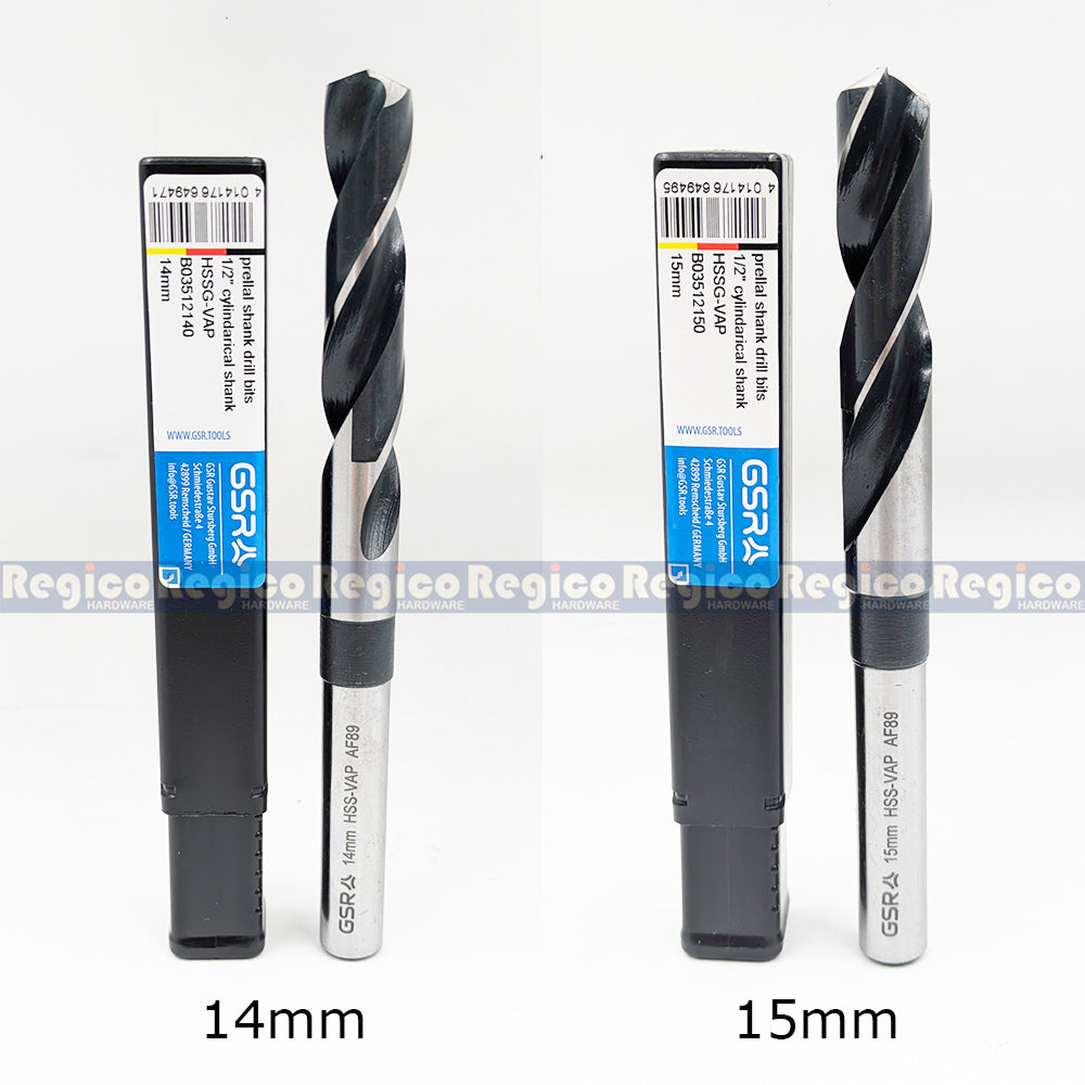GSR Reduce Shank High Speed Steel Drill Bit Metric 1/2 Shank