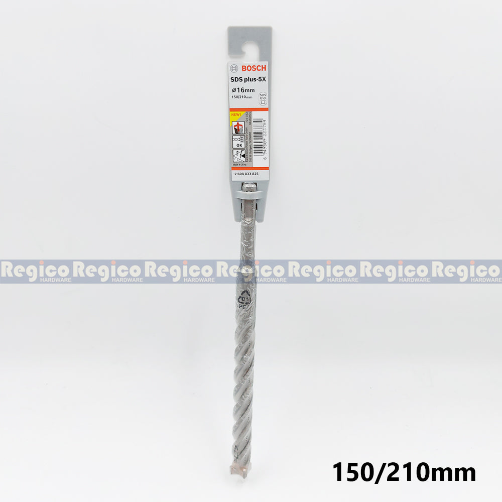 Bosch 16mm SDS Plus 5x Concrete Rotary Hammer Drill Bit Bosch Accessories