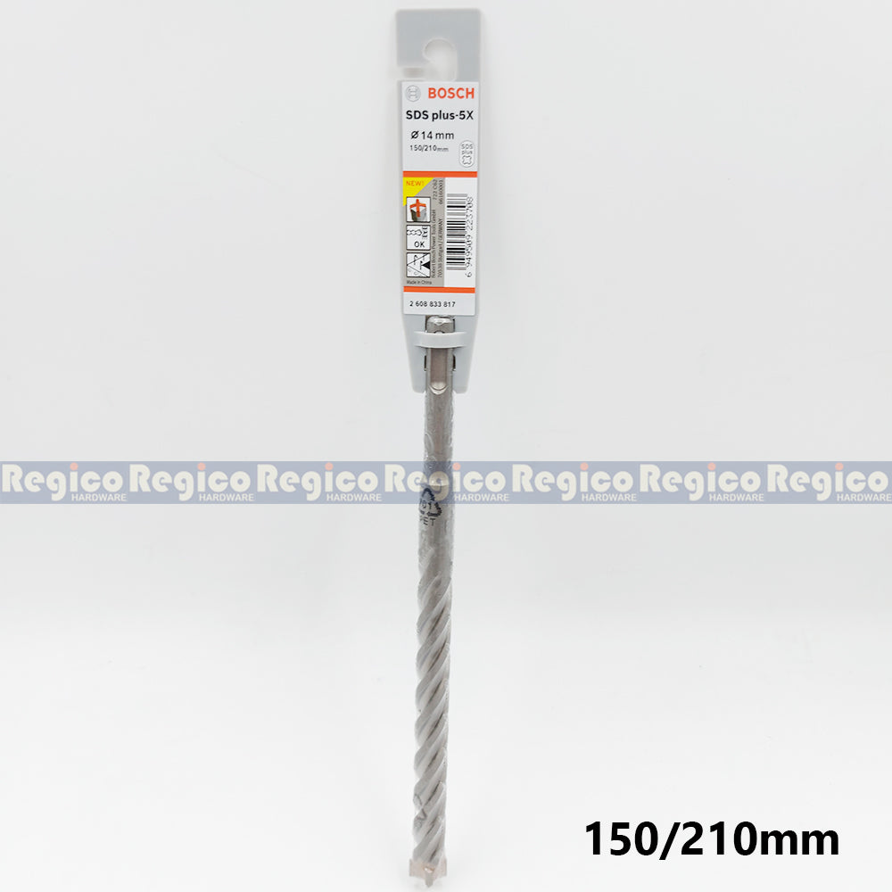 Bosch 14mm SDS Plus 5x Concrete Rotary Hammer Drill Bit Bosch Accessories