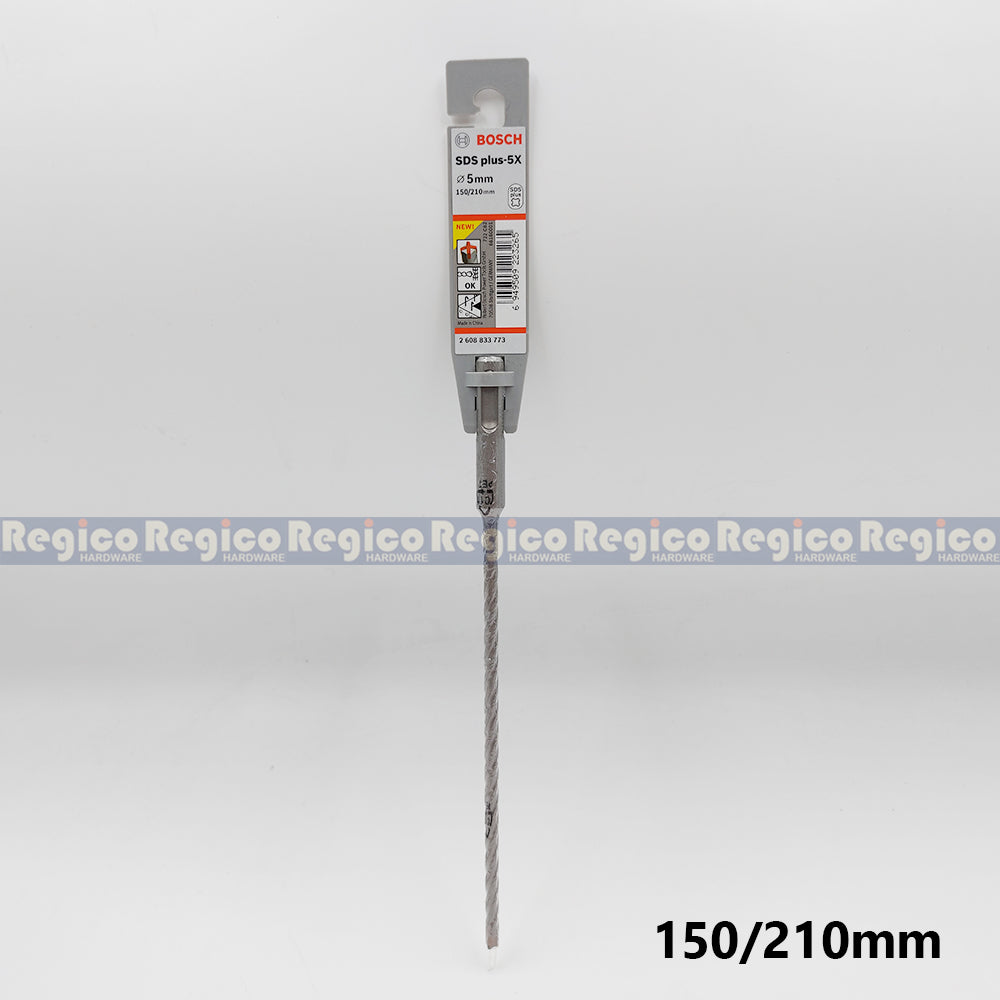 Bosch 5mm SDS Plus 5x Concrete Rotary Hammer Drill Bit Bosch Accessories