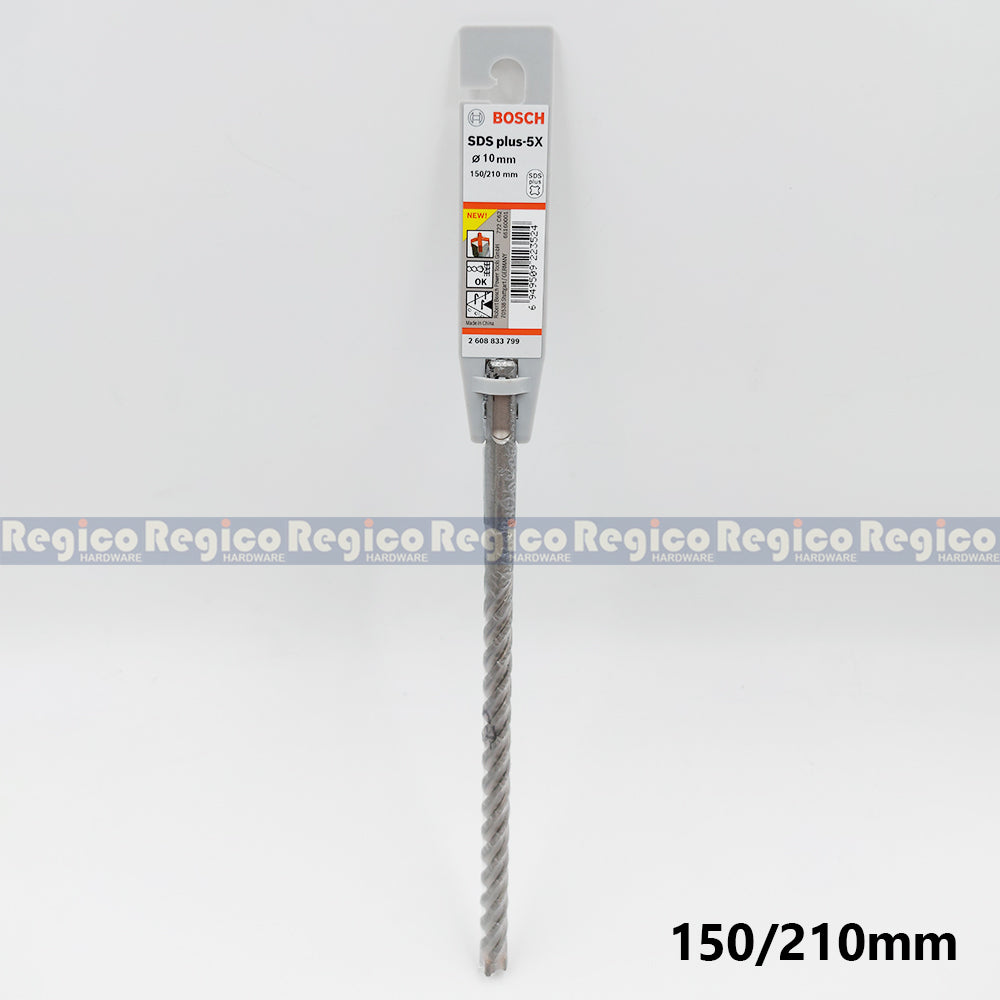 Bosch 10mm SDS Plus 5x Concrete Rotary Hammer Drill Bit Bosch Accessories