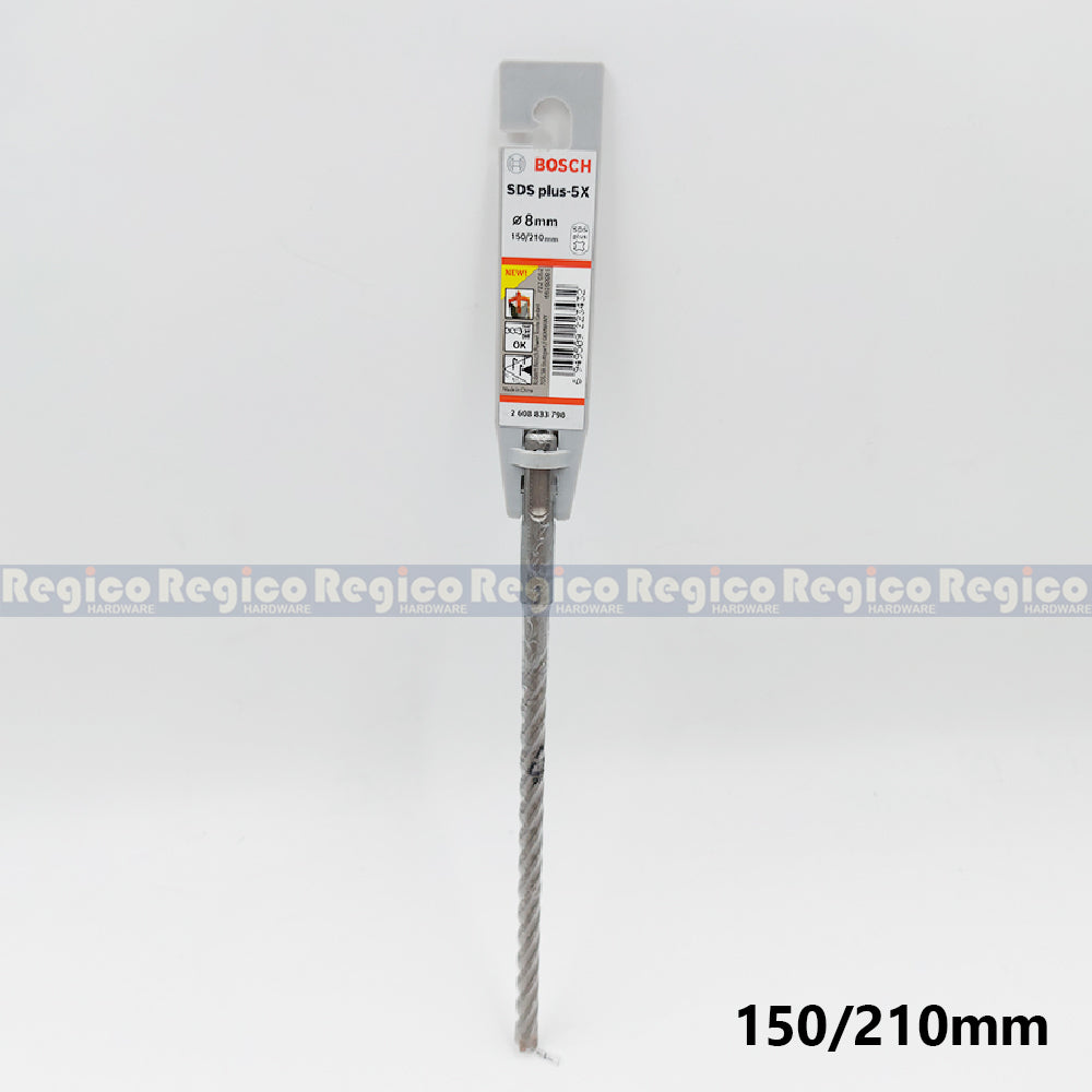 Bosch 8mm SDS Plus 5x Concrete Rotary Hammer Drill Bit Bosch Accessories